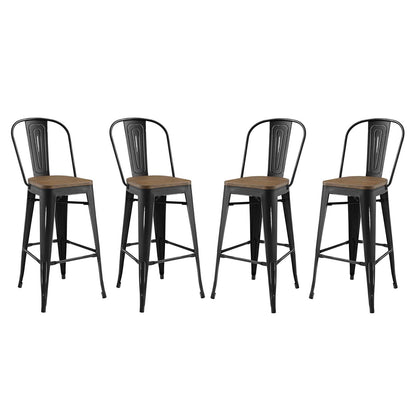 Promenade Bar Stool Set of 4 By HouseBean