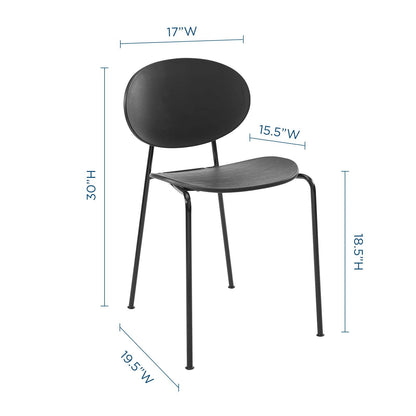 Palette Dining Side Chair Set of 2 by Modway