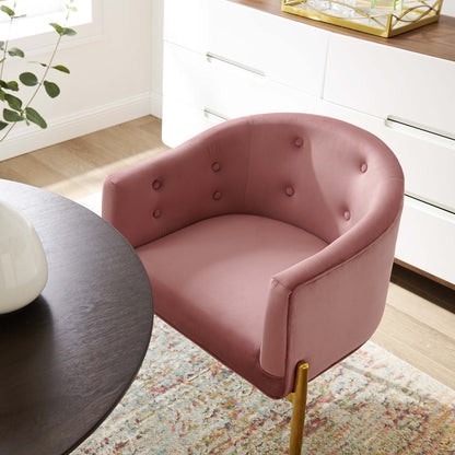 Savour Tufted Performance Velvet Accent Chair by Modway