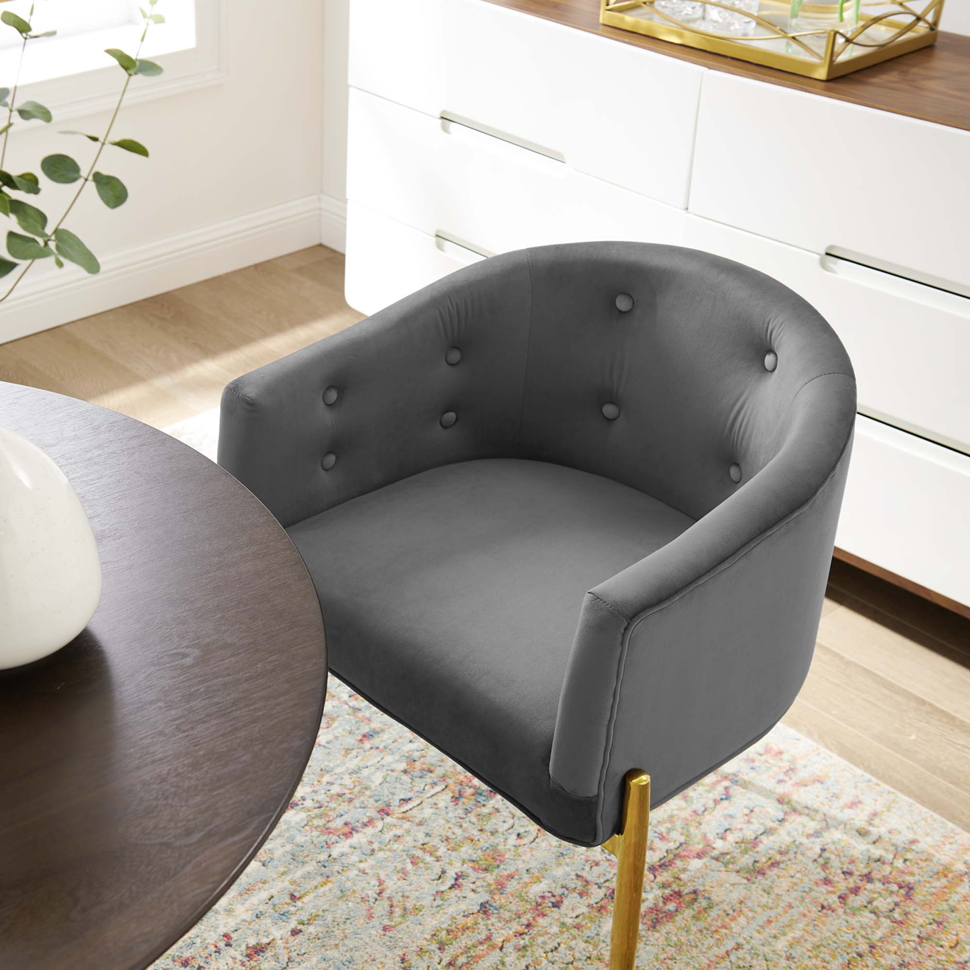 Savour Tufted Performance Velvet Accent Chair by Modway