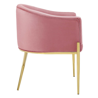 Savour Tufted Performance Velvet Accent Dining Armchair by Modway
