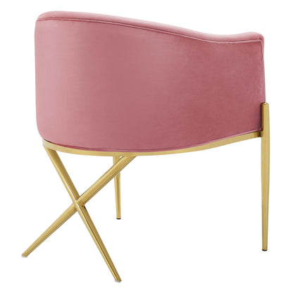 Savour Tufted Performance Velvet Accent Dining Armchair by Modway