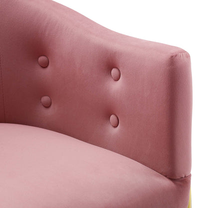 Savour Tufted Performance Velvet Accent Dining Armchair by Modway