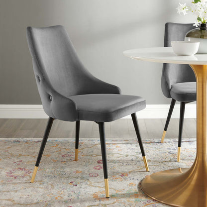 Adorn Tufted Performance Velvet Dining Side Chair By HouseBean