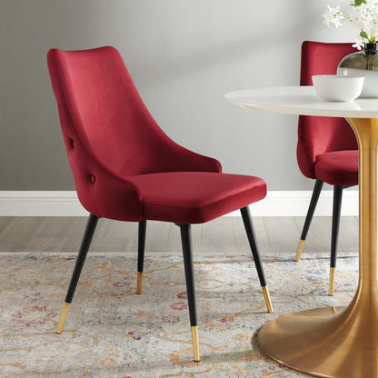 Adorn Tufted Performance Velvet Dining Side Chair By HouseBean