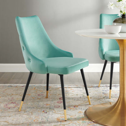 Adorn Tufted Performance Velvet Dining Side Chair By HouseBean