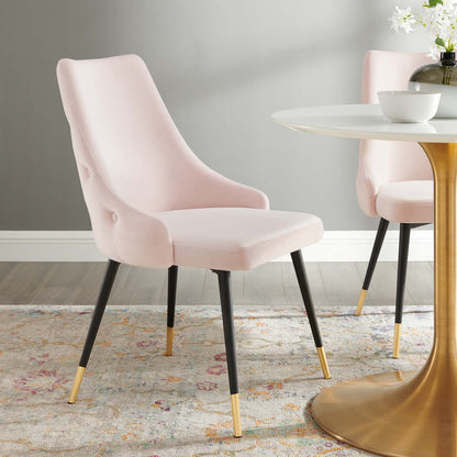 Adorn Tufted Performance Velvet Dining Side Chair By HouseBean