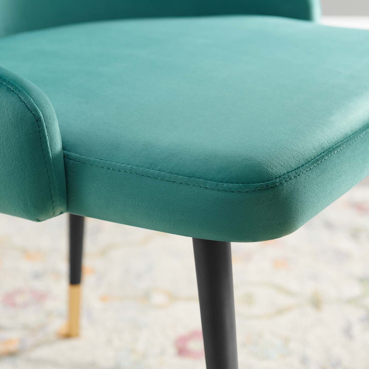 Adorn Tufted Performance Velvet Dining Side Chair By HouseBean