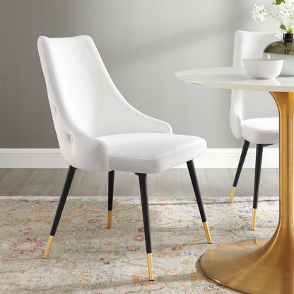 Adorn Tufted Performance Velvet Dining Side Chair By HouseBean