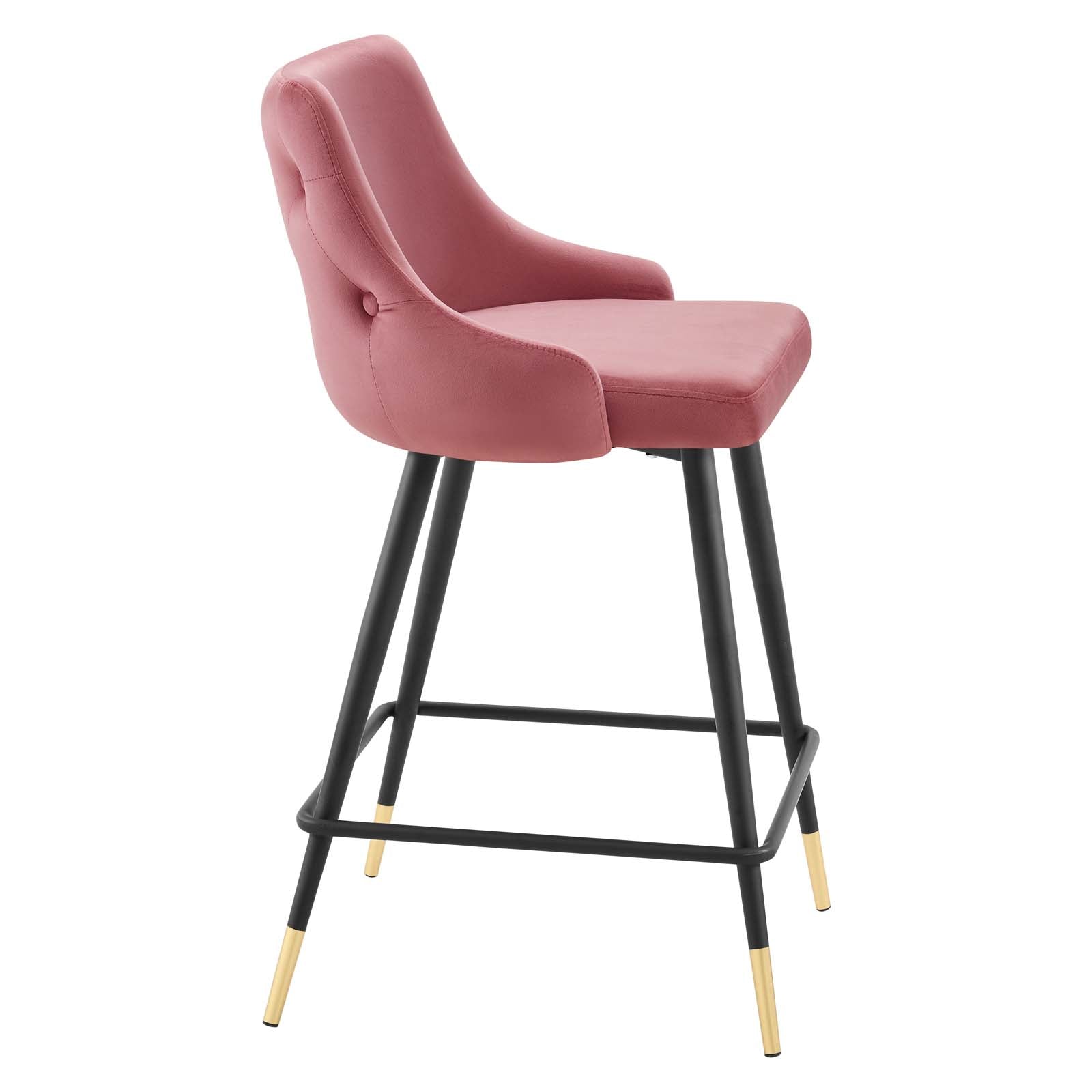 Adorn Performance Velvet Counter Stool By HouseBean