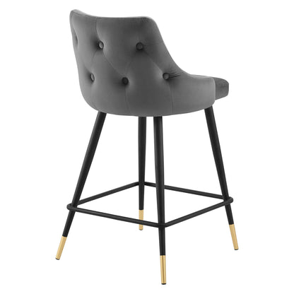 Adorn Performance Velvet Counter Bar Stool by Modway