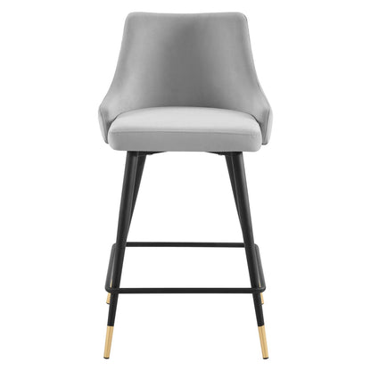 Adorn Performance Velvet Counter Stool By HouseBean