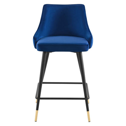 Adorn Performance Velvet Counter Stool By HouseBean