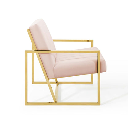 Inspire Channel Tufted Performance Velvet Armchair by Modway