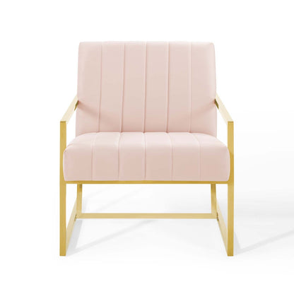 Inspire Channel Tufted Performance Velvet Armchair by Modway