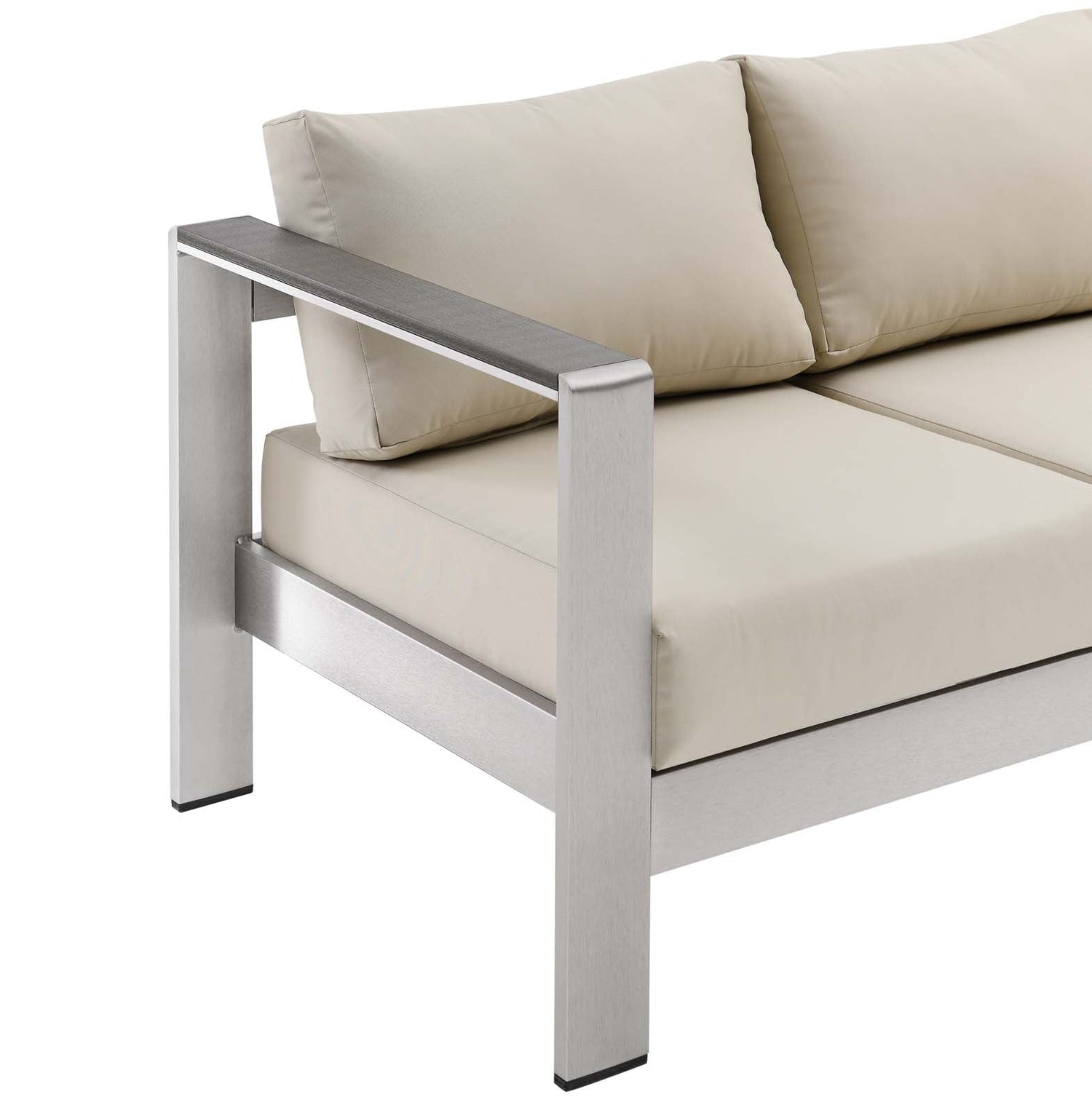 Shore Outdoor Patio Aluminum Sofa By HouseBean