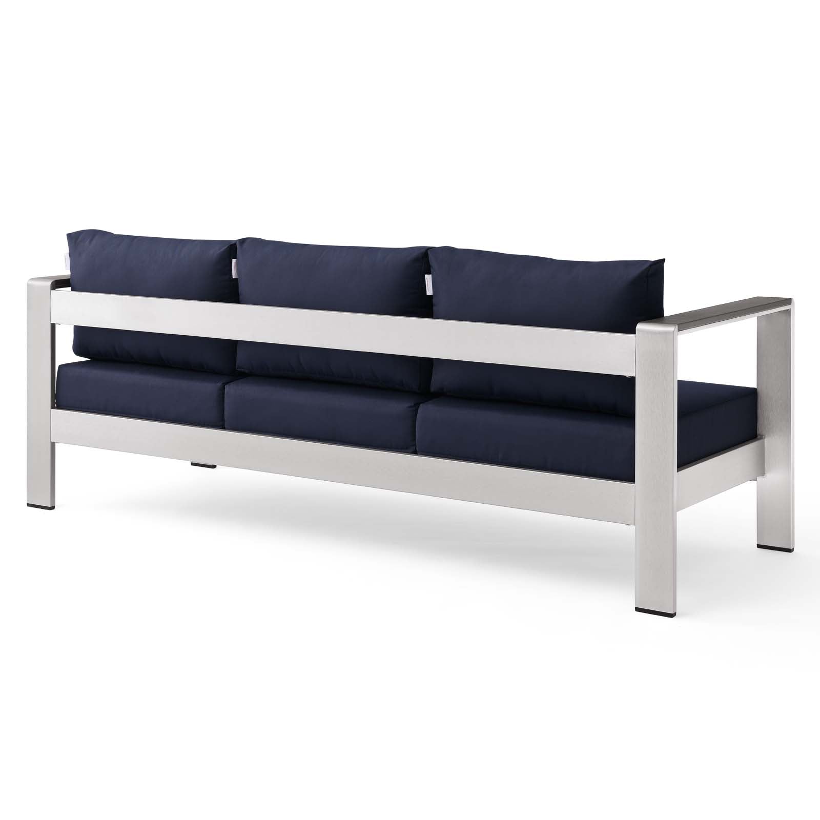 Shore Outdoor Patio Aluminum Sofa By HouseBean