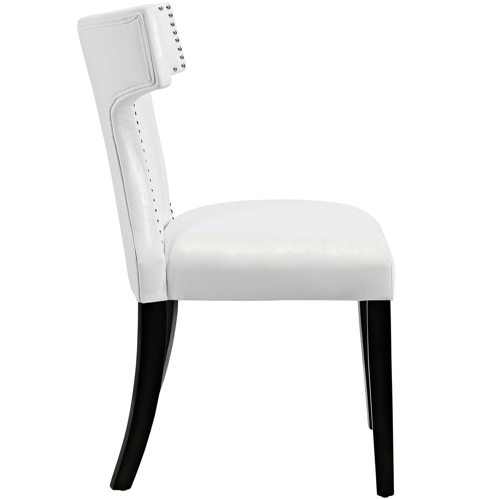 Curve Vinyl Dining Chair By HouseBean