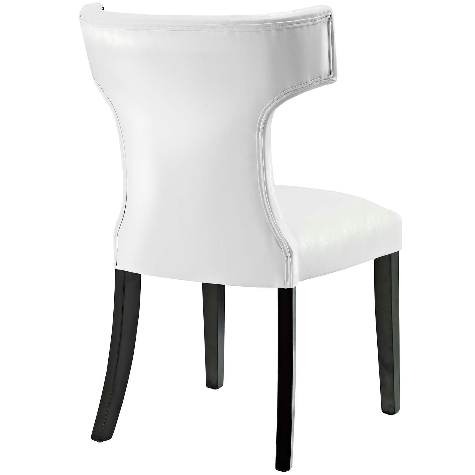 Curve Vinyl Dining Chair By HouseBean