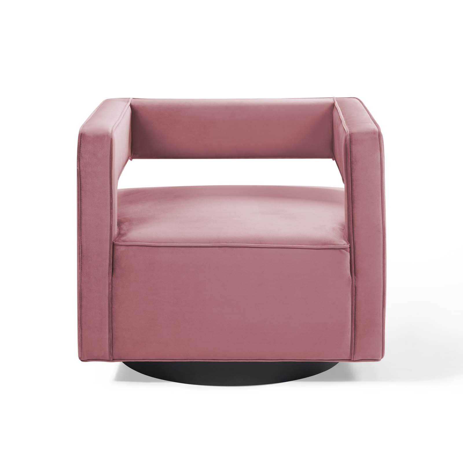 Booth Performance Velvet Swivel Armchair By HouseBean