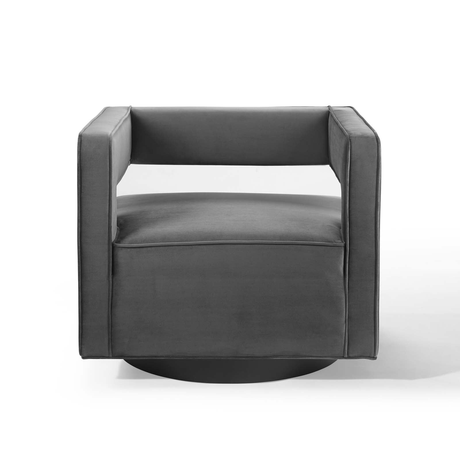 Booth Performance Velvet Swivel Armchair By HouseBean