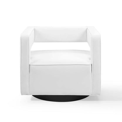 Booth Performance Velvet Swivel Armchair By HouseBean