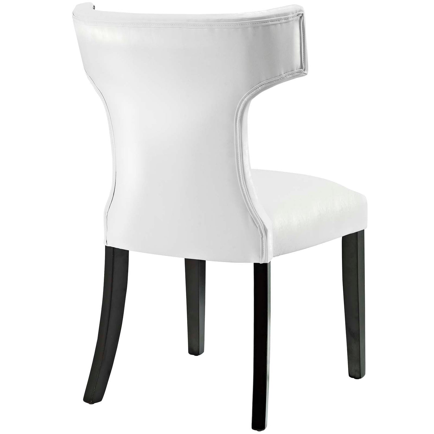 Curve Dining Chair Vinyl Set of 2 By HouseBean