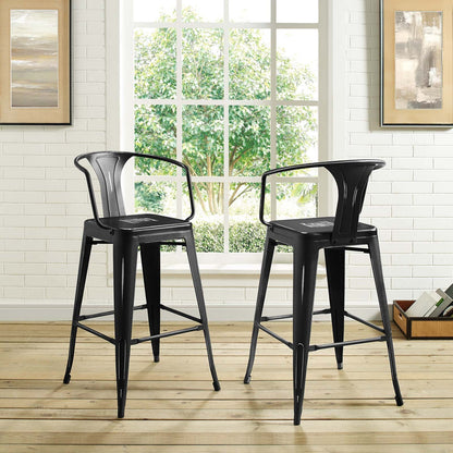 Promenade Bar Stool Set of  2 by Modway