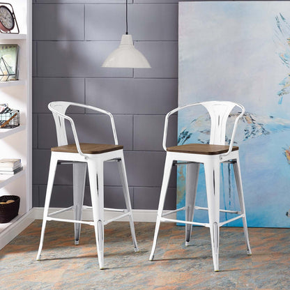 Promenade Bar Stool Set of 2 by Modway