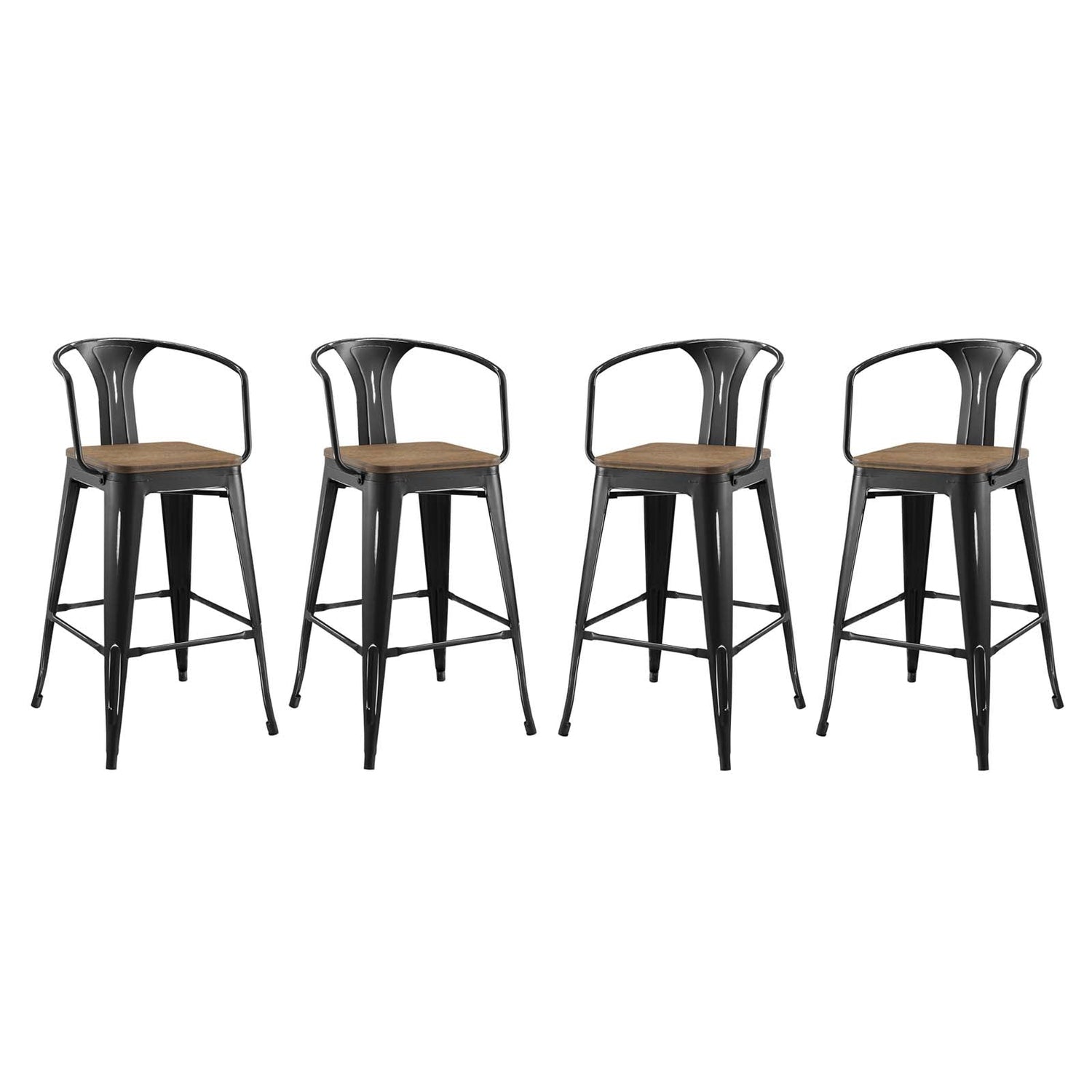 Promenade Bar Stool Set of 4 By HouseBean