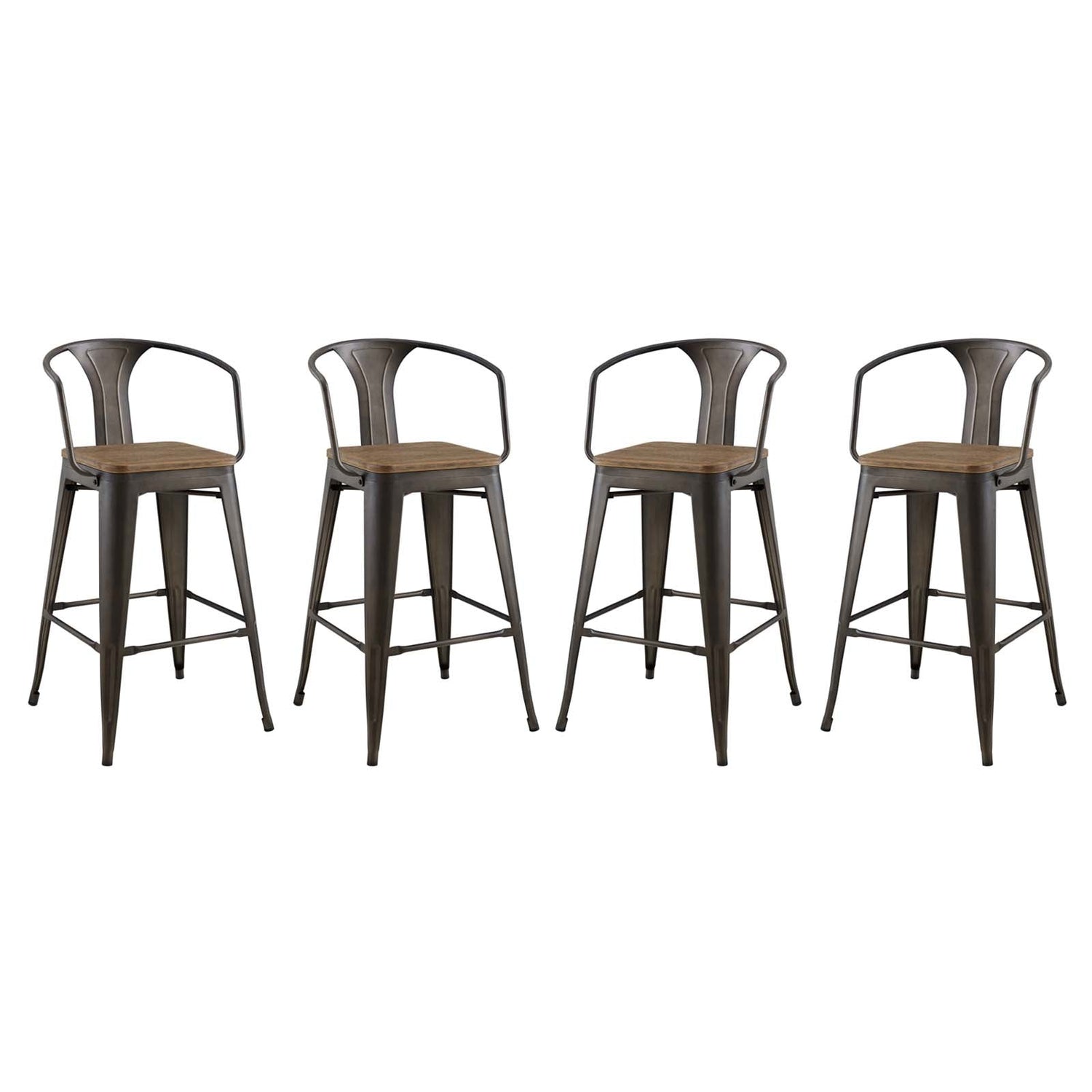 Promenade Bar Stool Set of 4 By HouseBean