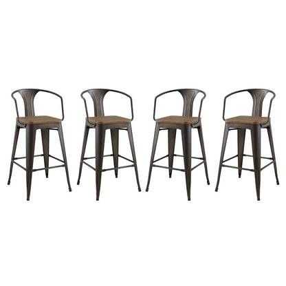 Promenade Bar Stool Set of 4 By HouseBean