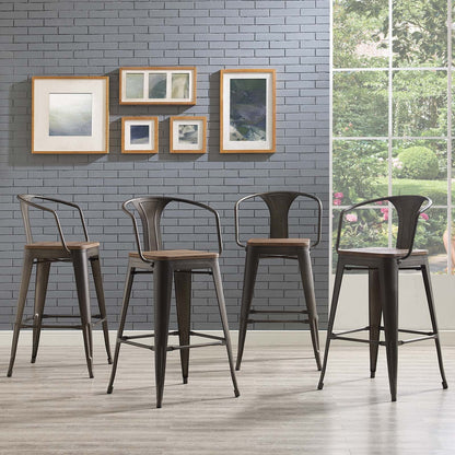 Promenade Bar Stool Set of 4 By HouseBean