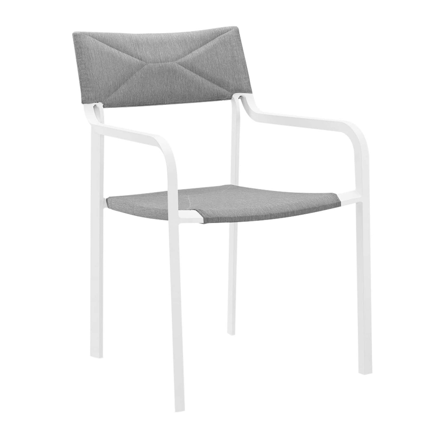 Raleigh Outdoor Patio Aluminum Armchair Set of 2 By HouseBean