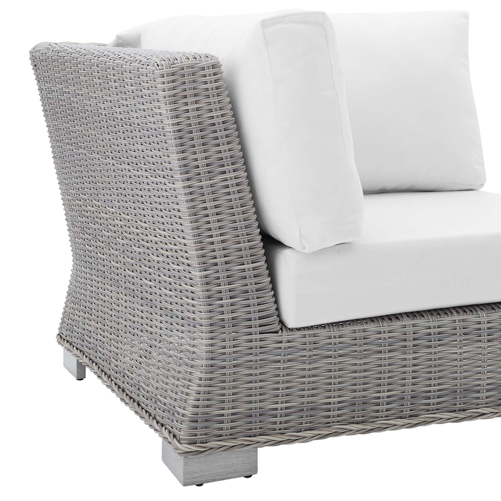 Conway Sunbrella¬¨√Ü Outdoor Patio Wicker Rattan Corner Chair By HouseBean