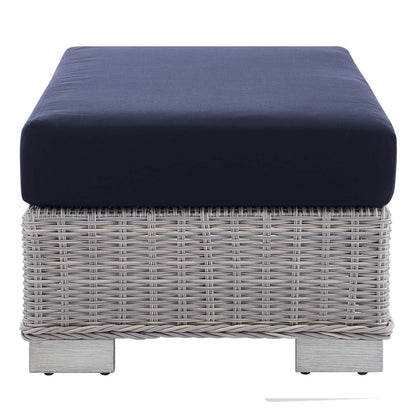 Conway Sunbrella¬¨√Ü Outdoor Patio Wicker Rattan Ottoman By HouseBean