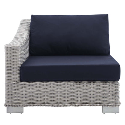 Conway Sunbrella¬Æ Outdoor Patio Wicker Rattan Left-Arm Chair by Modway