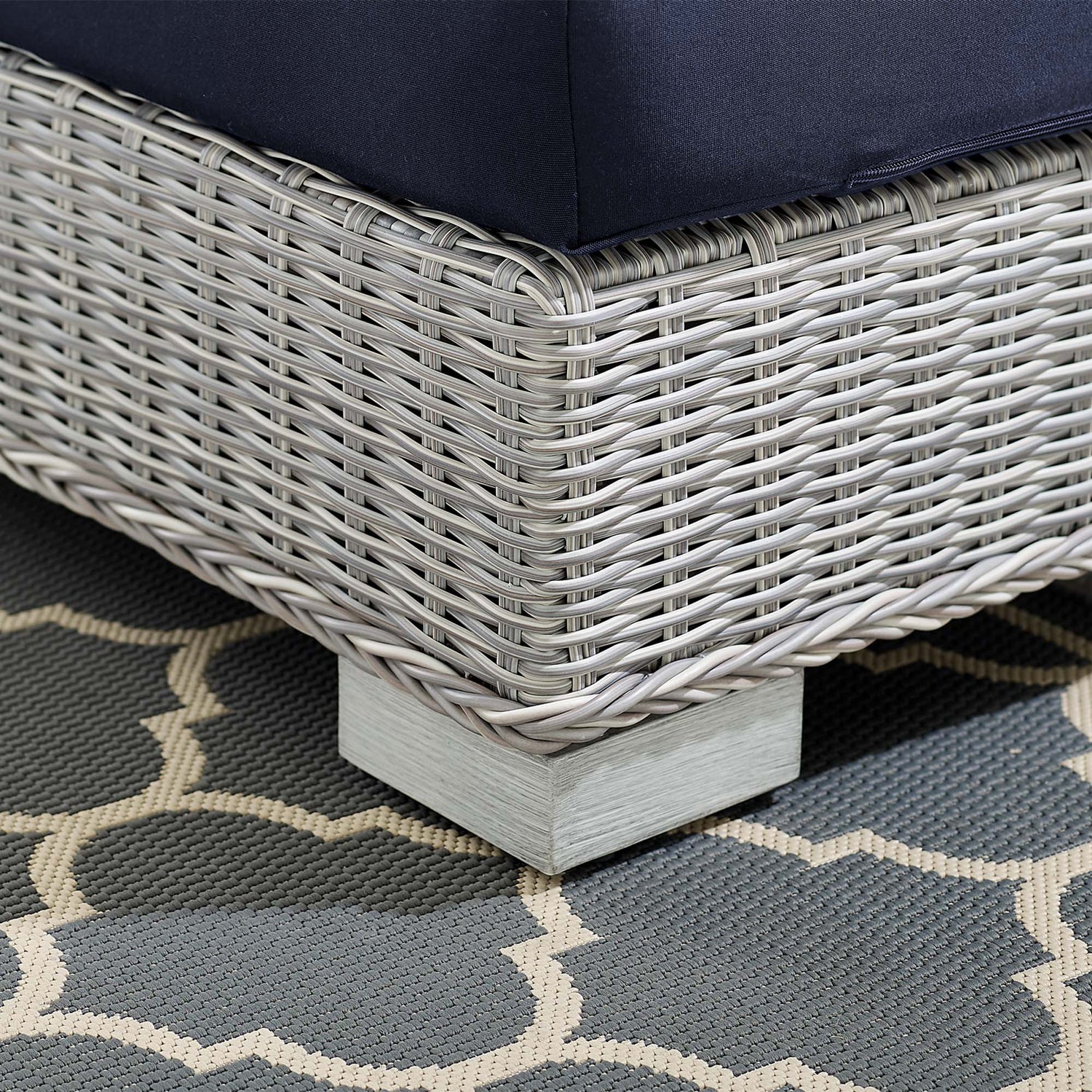 Conway Sunbrella¬Æ Outdoor Patio Wicker Rattan Left-Arm Chair by Modway