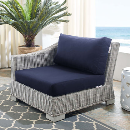 Conway Sunbrella¬Æ Outdoor Patio Wicker Rattan Left-Arm Chair by Modway