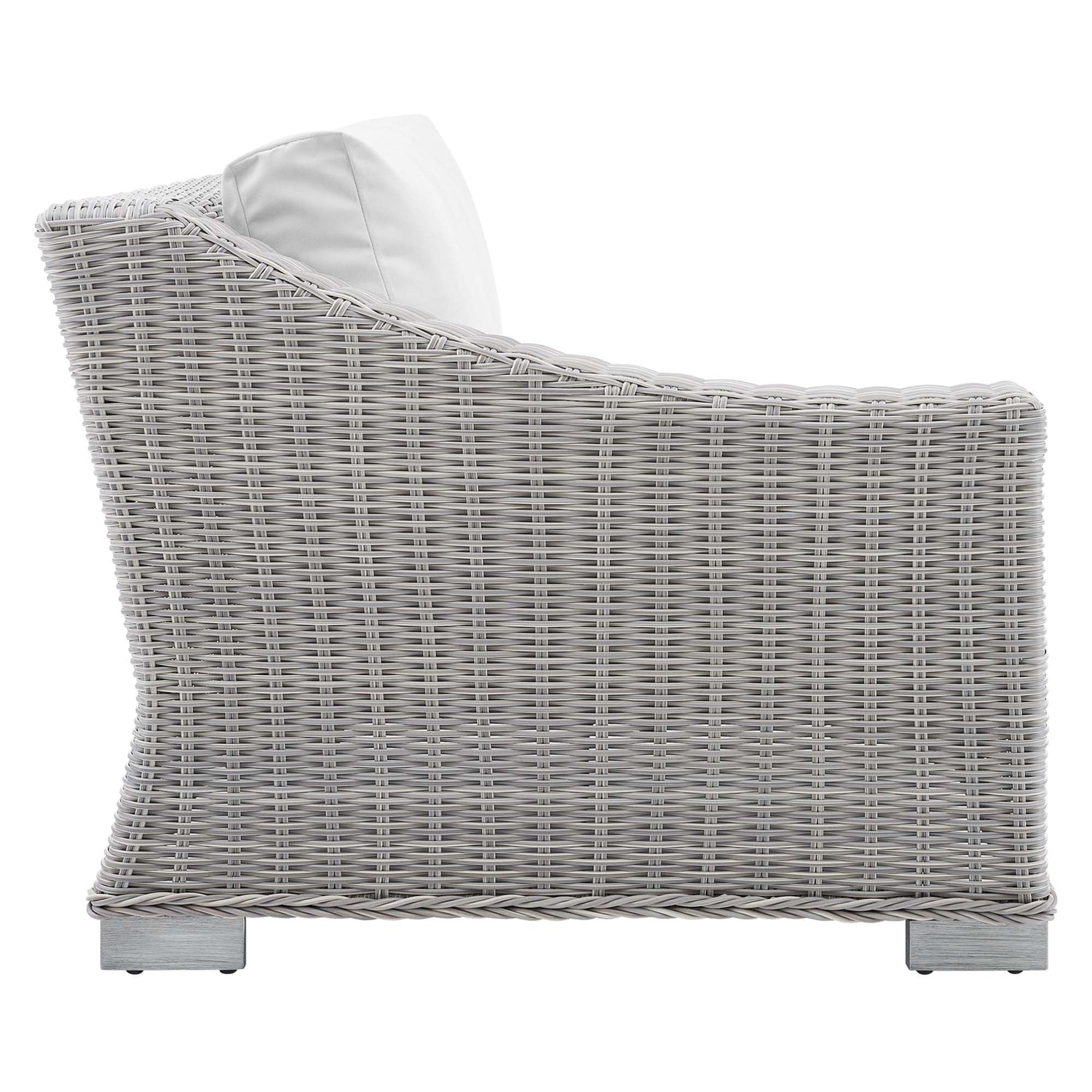 Conway Sunbrella¬Æ Outdoor Patio Wicker Rattan Left-Arm Chair by Modway