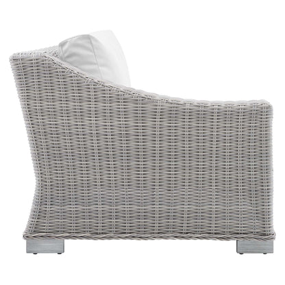 Conway Sunbrella¬Æ Outdoor Patio Wicker Rattan Left-Arm Chair by Modway