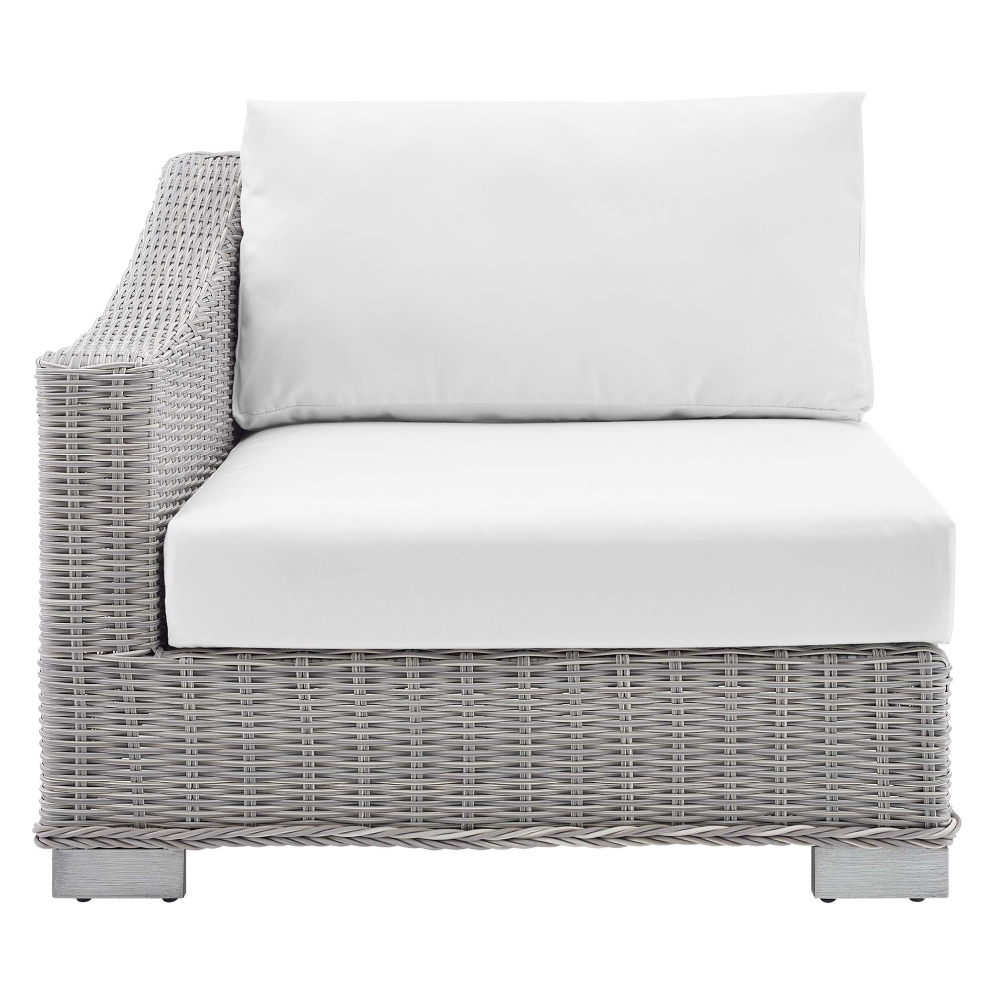 Conway Sunbrella¬Æ Outdoor Patio Wicker Rattan Left-Arm Chair by Modway