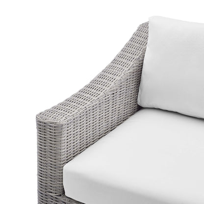 Conway Sunbrella¬Æ Outdoor Patio Wicker Rattan Left-Arm Chair by Modway