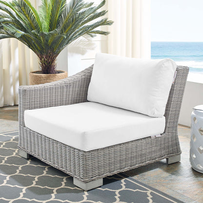 Conway Sunbrella¬Æ Outdoor Patio Wicker Rattan Left-Arm Chair by Modway
