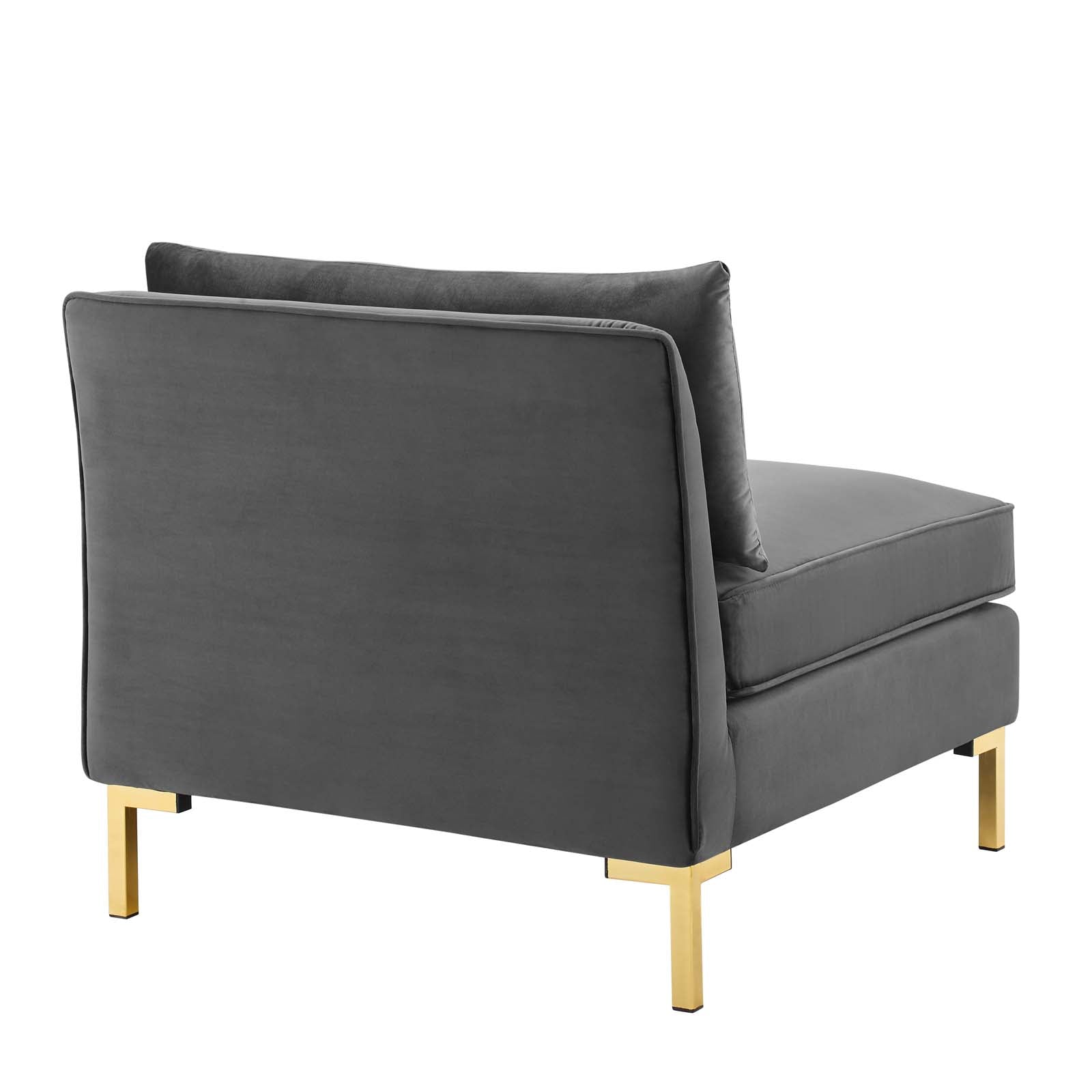 Ardent Performance Velvet Armless Chair By HouseBean