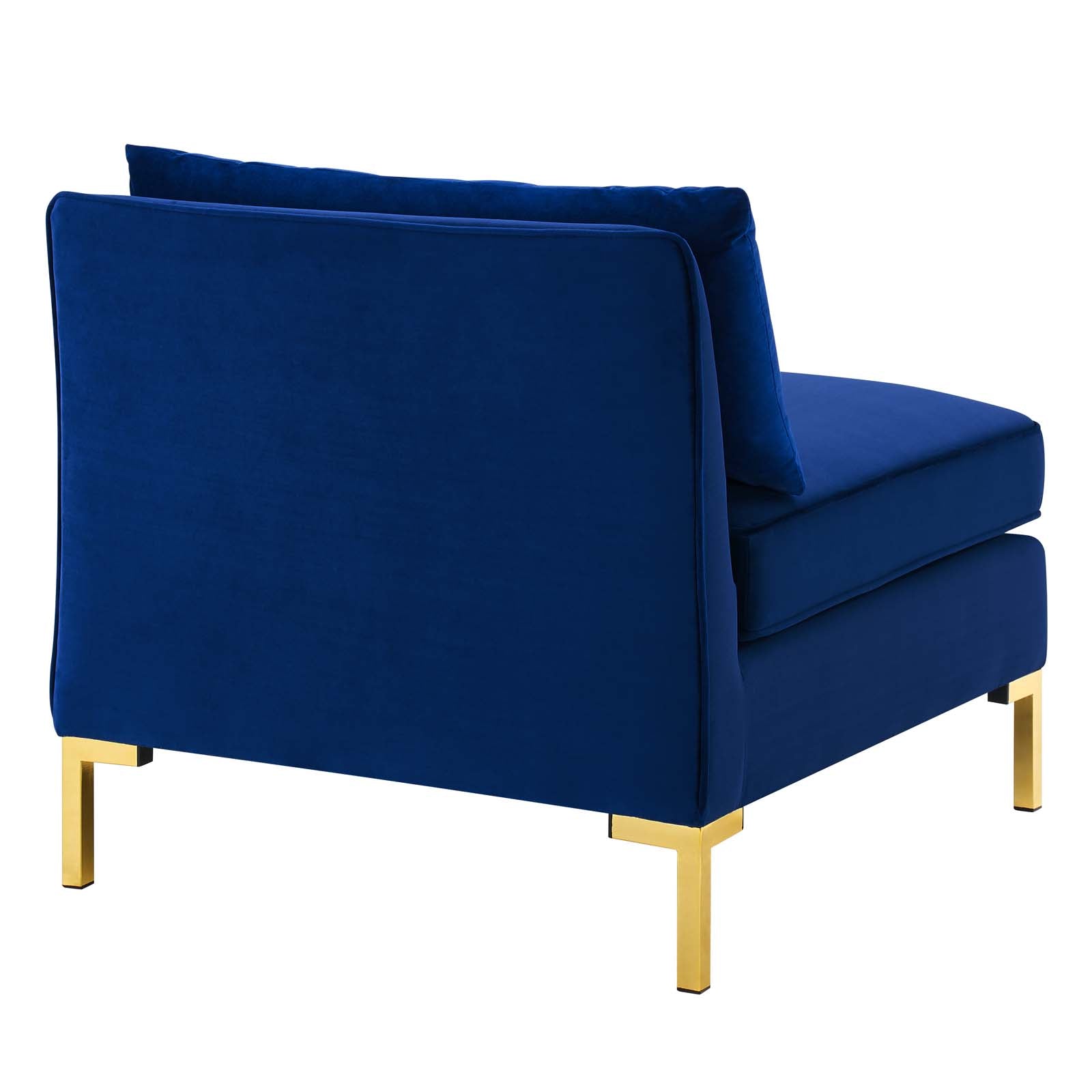 Ardent Performance Velvet Armless Chair By HouseBean