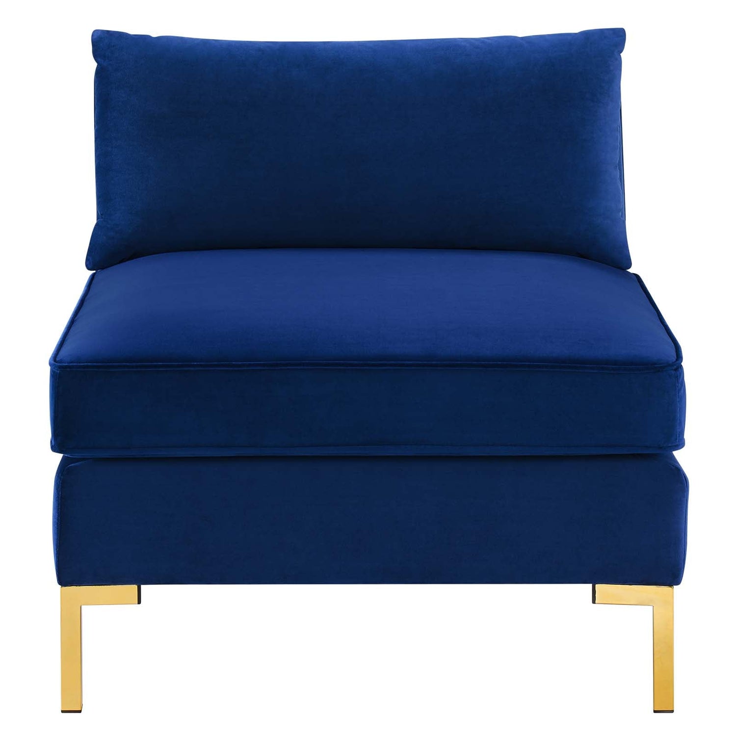 Ardent Performance Velvet Armless Chair By HouseBean