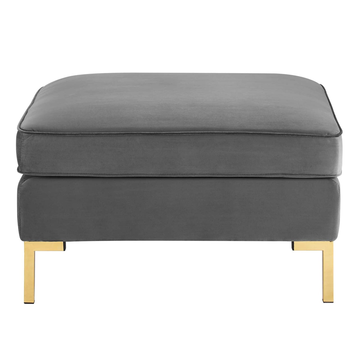 Ardent Performance Velvet Ottoman By HouseBean