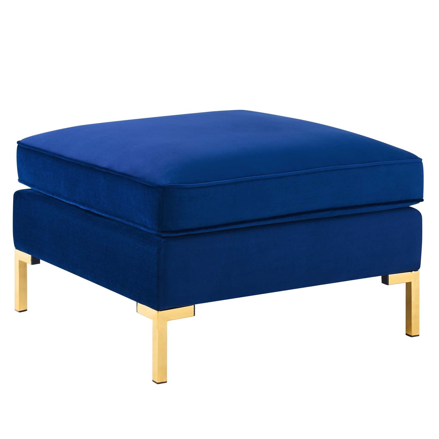 Ardent Performance Velvet Ottoman By HouseBean