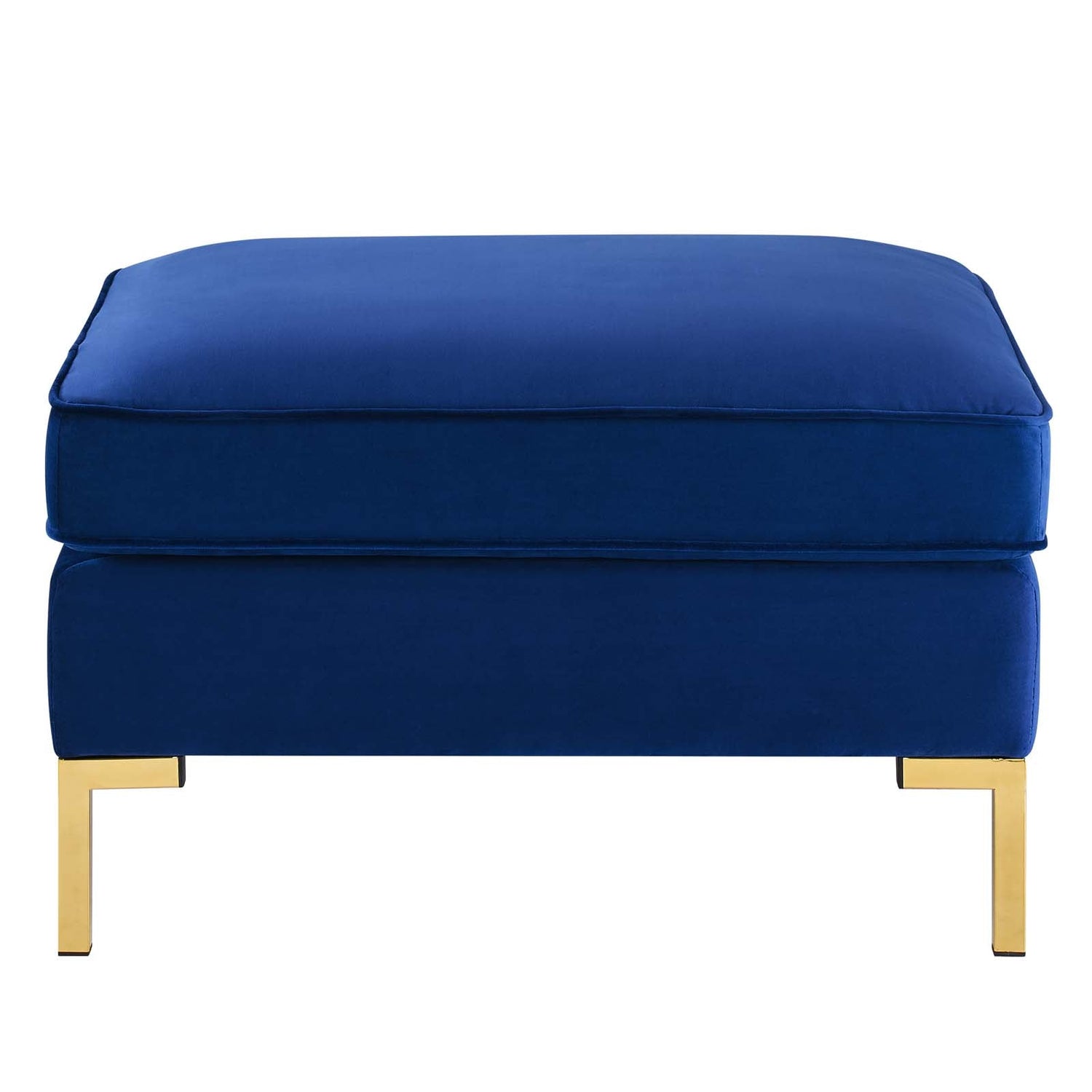 Ardent Performance Velvet Ottoman By HouseBean